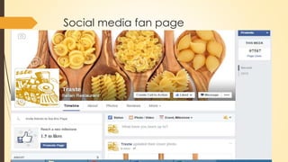 Social media fan page
 