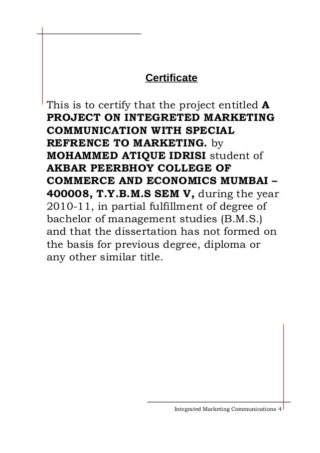 A List Of Great Marketing Communications Dissertation Topics