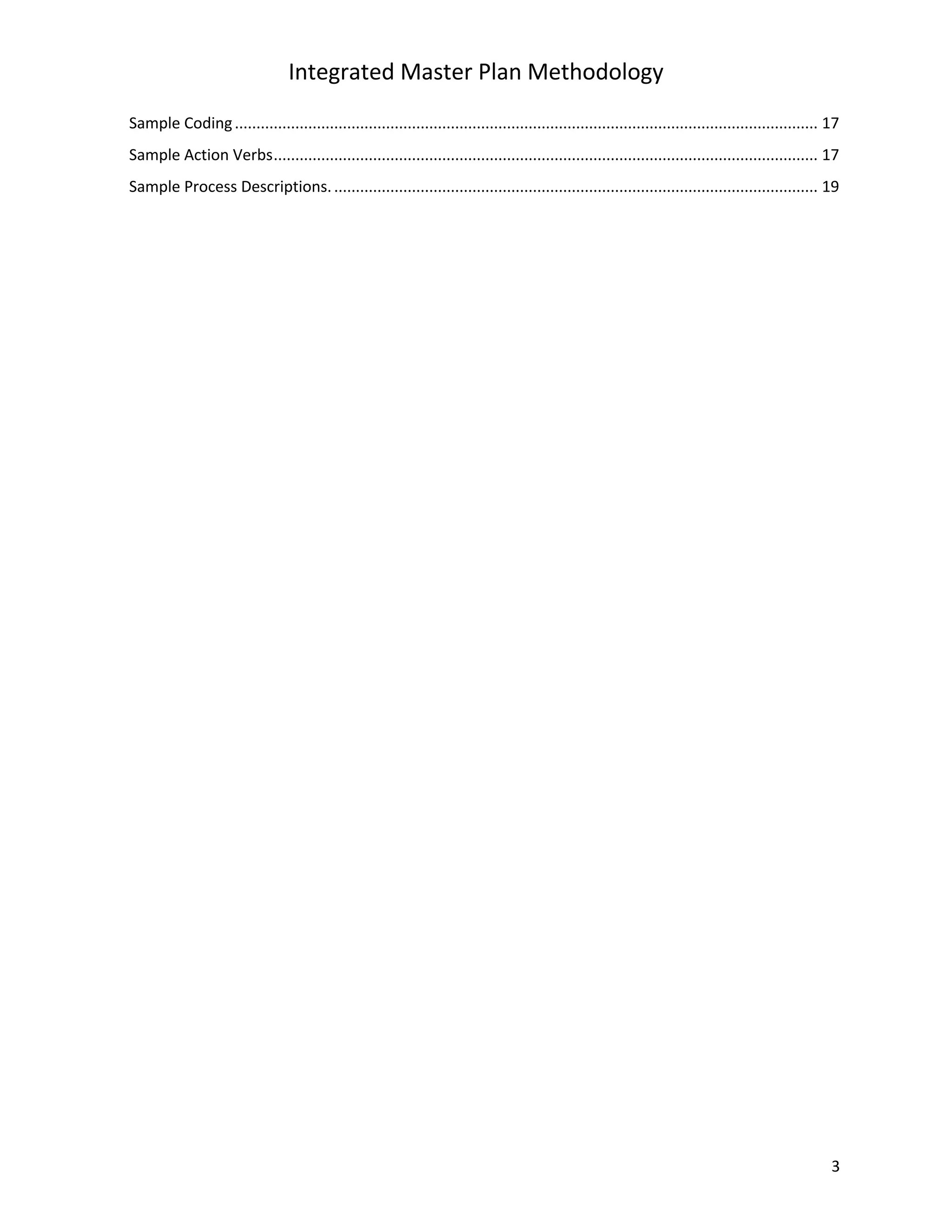 20 Masterplots Checklist.pdf Integrated master plan methodology (v2) | PDF