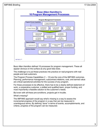 Integrated Master Plan and Integrated Master Schedule | PDF