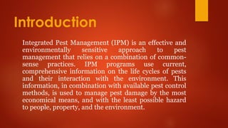 Integrated Pest Management (IPM) | PDF