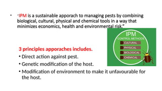 Integrated pest management agriculture of science | PPTX