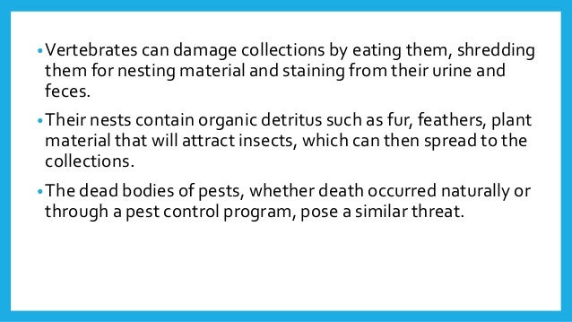 Integrated Pest Management In Libraries Archives And Museums