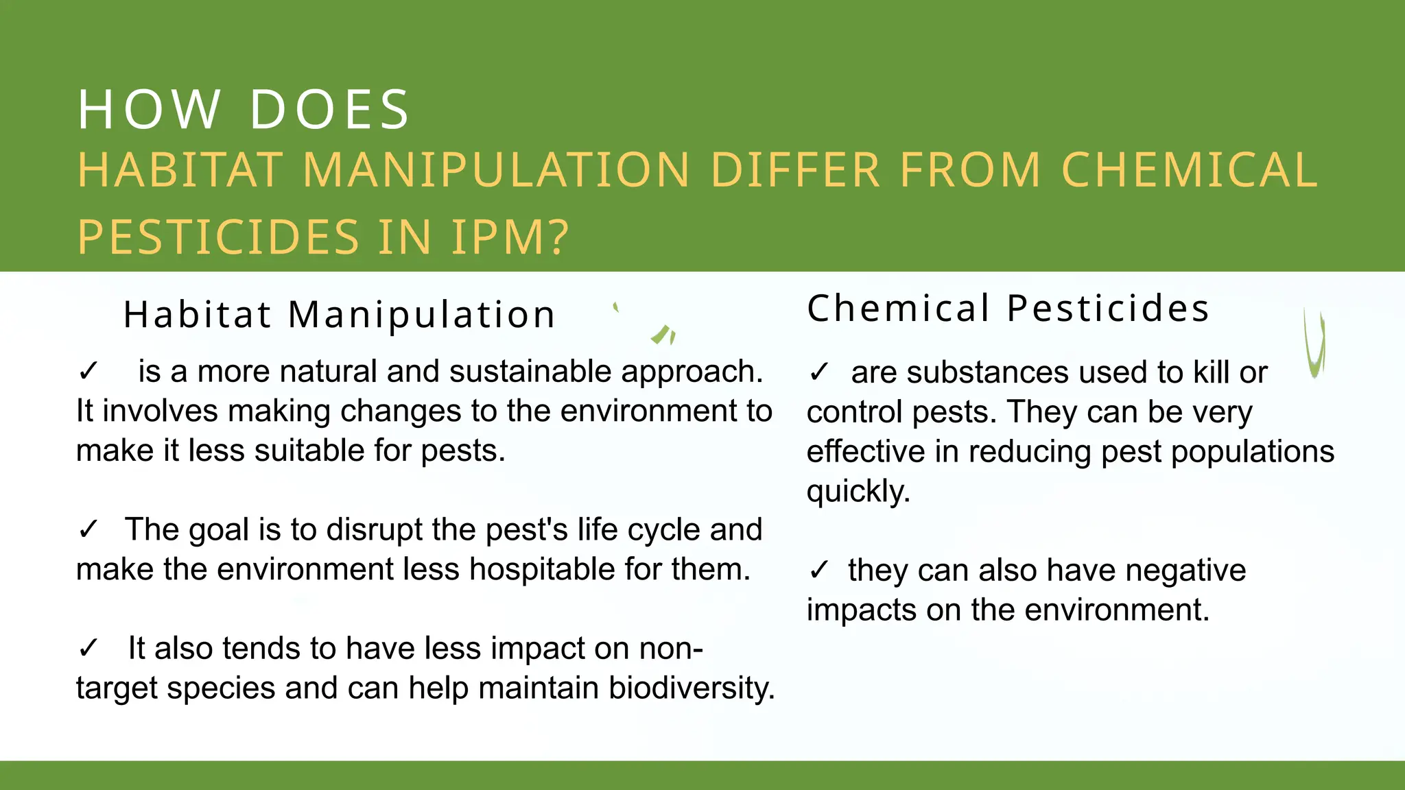 Integrated Pest Management In Natural and Protected Environment ...