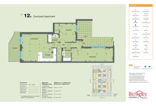 12. Courtyard Apartment
Type
Apartments
Ground Level 7.0.1 / 7.0.8*
First Level -----------------------
Second Level -----------------------
Third Level -----------------------
Fourth Level -----------------------
Fifth Level -----------------------
Total Area 105.26 sq m / 1133.02 sq ft
Workspace Area 33.55 sq m / 358.65 sq ft
Living/Dining
5843mm x 5439mm 19' 2" x 17' 10"
Kitchen
3876mm x 2813mm 12' 9" x 9' 3"
Bedroom
3977mm x 3440mm 13' 1" x 11' 4"
Workspace
8772mm x 2845mm 28' 10" x 9' 4"
10.0.8
10.0.7
10.0.6
10.0.5
10.0.3
10.0.2
10.0.17.0.1
7.0.2
7.0.3
7.0.4
7.0.5
7.0.6
7.0.7
7.0.8
BROMYARD AVENUE
THIRD AVENUE
CENTRALWALK
LIFT
LIFT
LIFT LIFT
LIFT
LIFT
COURTYARD
COURTYARD
Electrical Key
May be subject to VAT and business rates
on the designated work space area.
The Courtyard Apartments layouts shown
are for approximate measurements only.
They are not necessarily shown in scale
to each other. Exact layout and sizes of
apartments and patio or terrace detail may vary.
All measurements may vary within a tolerance of 5%
N* This apartment layout is a mirrored
version of the type shown
Ground
Level
 