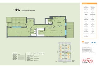 41. Courtyard Apartment
Type
Apartments
Ground Level 10.0.5
First Level -----------------------
Second Level -----------------------
Third Level -----------------------
Fourth Level -----------------------
Fifth Level -----------------------
Total Area 88.86 sq m / 956.48 sq ft
Workspace Area 29.59 sq m / 318.50 sq ft
Living/Dining/Kitchen
9578mm x 3386mm 31' 5" x 11' 1"
Bedroom
4195mm x 3038mm 13' 9" x 10' 0"
Workspace
7692mm x 2936mm 25' 3" x 9' 8"
10.0.8
10.0.7
10.0.6
10.0.5
10.0.3
10.0.2
10.0.17.0.1
7.0.2
7.0.3
7.0.4
7.0.5
7.0.6
7.0.7
7.0.8
BROMYARD AVENUE
THIRD AVENUE
CENTRALWALK
LIFT
LIFT
LIFT LIFT
LIFT
LIFT
COURTYARD
COURTYARD
Electrical Key
May be subject to VAT and business rates
on the designated work space area.
The Courtyard Apartments layouts shown
are for approximate measurements only.
They are not necessarily shown in scale
to each other. Exact layout and sizes of
apartments and patio or terrace detail may vary.
All measurements may vary within a tolerance of 5%
N
Ground
Level
 