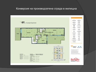Конверсия на производсвтена сграда в жилищна
 