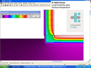 A rated house Local Authority spec.  Surface temperature 