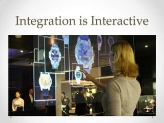 Integration is Interactive
 