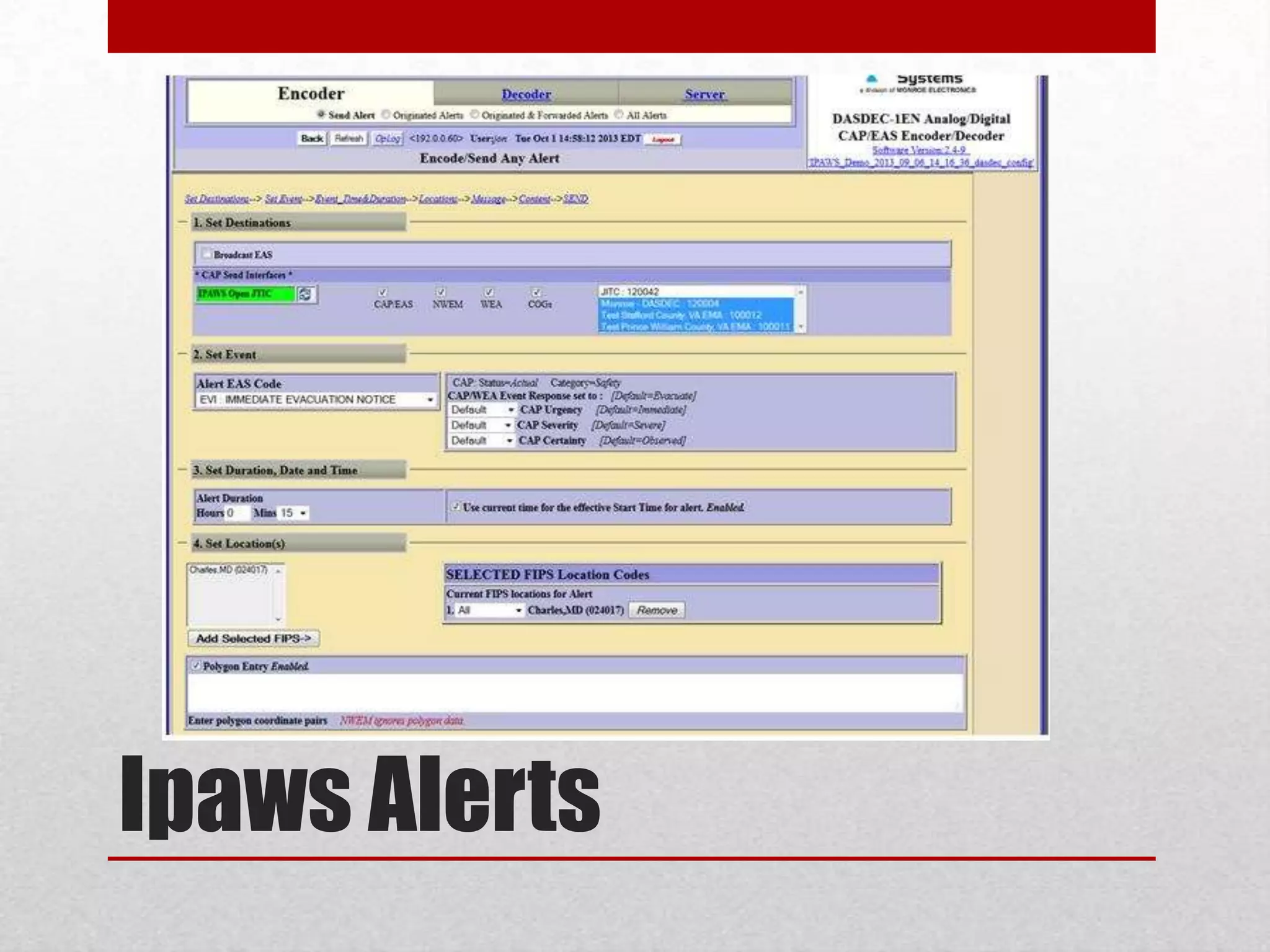 Ipaws Alerts

 