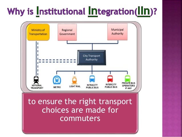 Integrated public transport