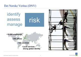 Dnv Risk Based Inspection Integrated quality and risk management | PDF