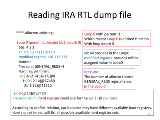 Integrated Register Allocation introduction | PPTX