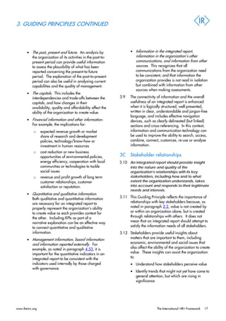Integrated reporting framework | PDF