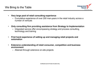 Integrated Retail Credentials April 2009