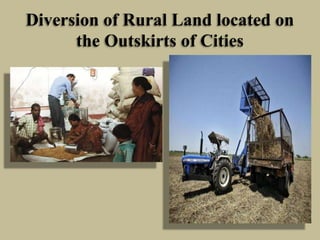 Diversion of Rural Land located on
the Outskirts of Cities

 