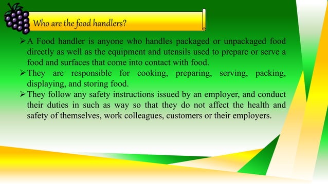 Safe Food Handling Biology 8 PPT safe-food-handling-biology-8-ppt