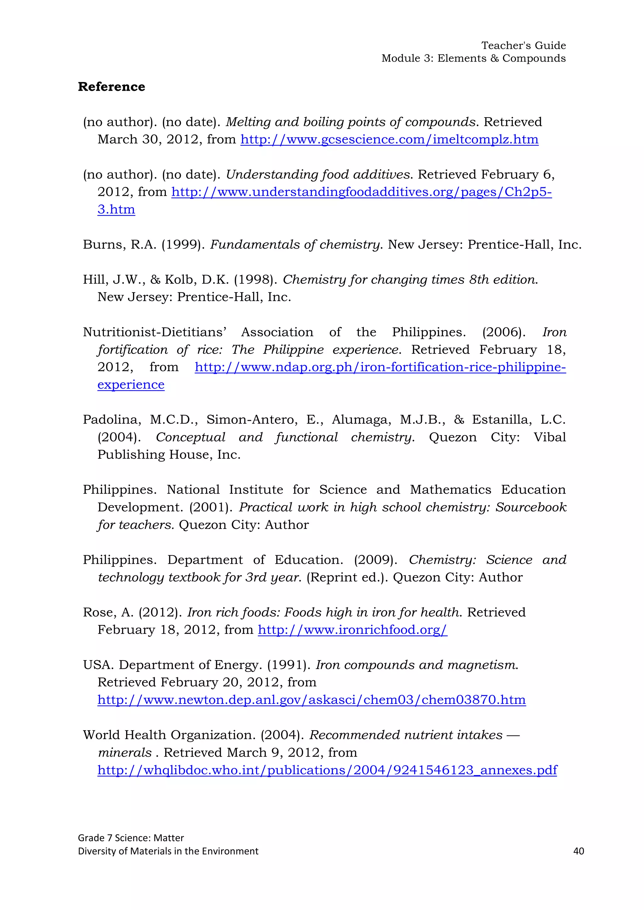 Integrated Science Module for Grade 7 -- Quarter 1-2 | PDF