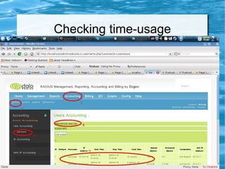 Checking time-usage
 