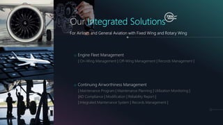 Aircraft Engine Reliability Program Comprehensive Engine Fleet and Continuing Airworthiness Management ...