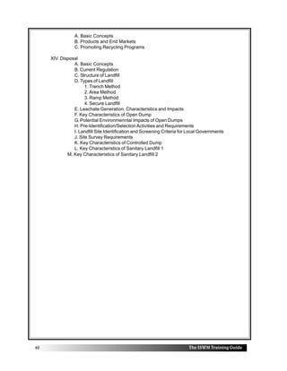 Integrated swm training guide | PDF