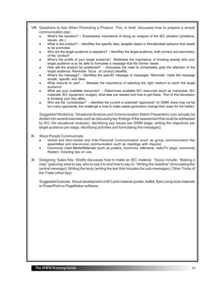 Integrated swm training guide | PDF