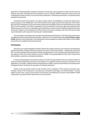 Integrated swm training guide | PDF