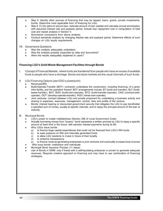 Integrated swm training guide | PDF