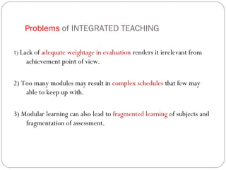 Integrated teaching | PPT