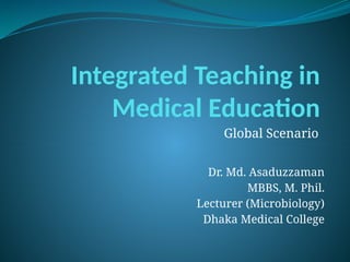 Integrated Teaching Global Scenario.pptx