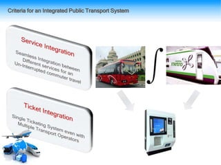 Criteria for an Integrated Public Transport System
 