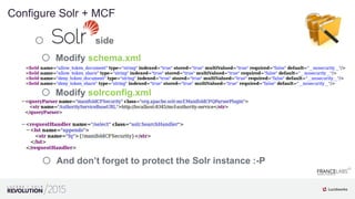 Integrate ManifoldCF with Solr | PPTX