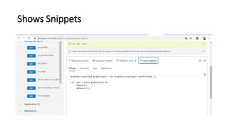 Integrate Microsoft Graph with Azure Bot Services | PPTX