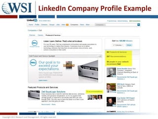 LinkedIn Company Profile Example
 