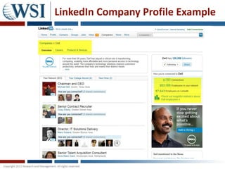 LinkedIn Company Profile Example
 