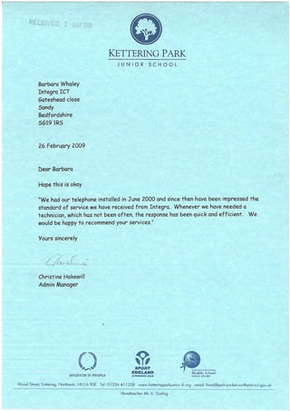 Integra Testimonials