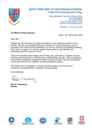 Integra Testimonials