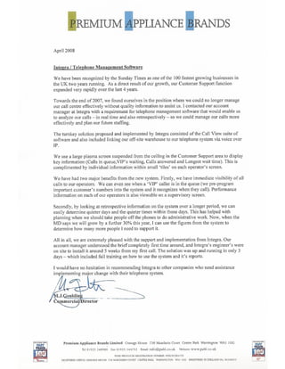 Integra Testimonials