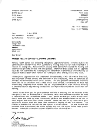 Integra Testimonials