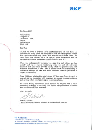 Integra Testimonials