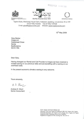 Integra Testimonials