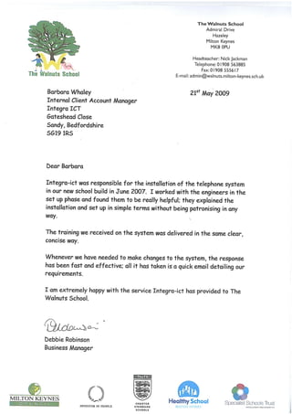 Integra Testimonials