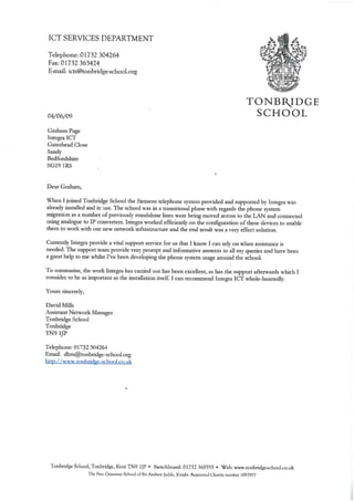 Integra Testimonials