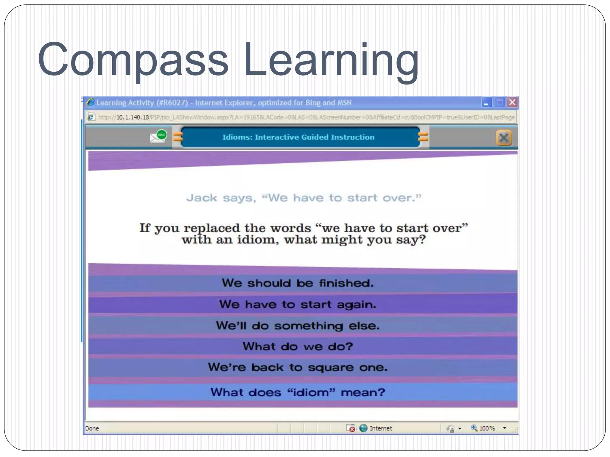 Compass Learning
 