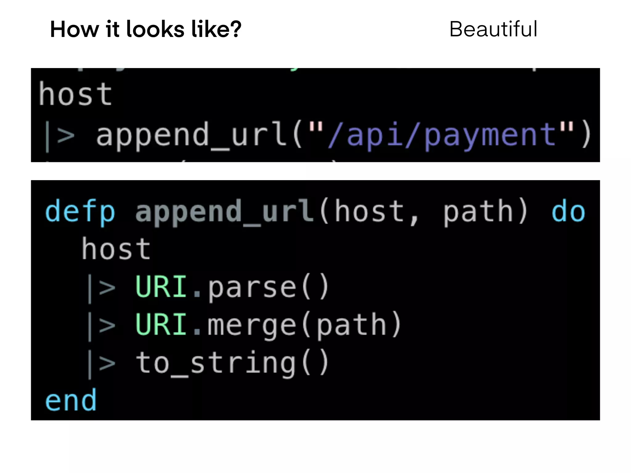 How it looks like? Beautiful
 