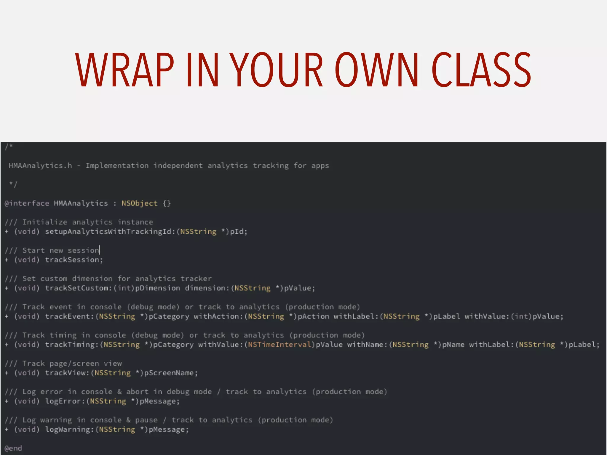 WRAP IN YOUR OWN CLASS
 