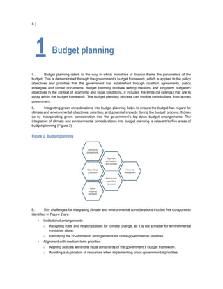 Integrating green into the budget cycle: A primer | PDF