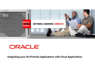 <Insert Picture Here>
Integrating your On-Premise Applications with Cloud Applications
 