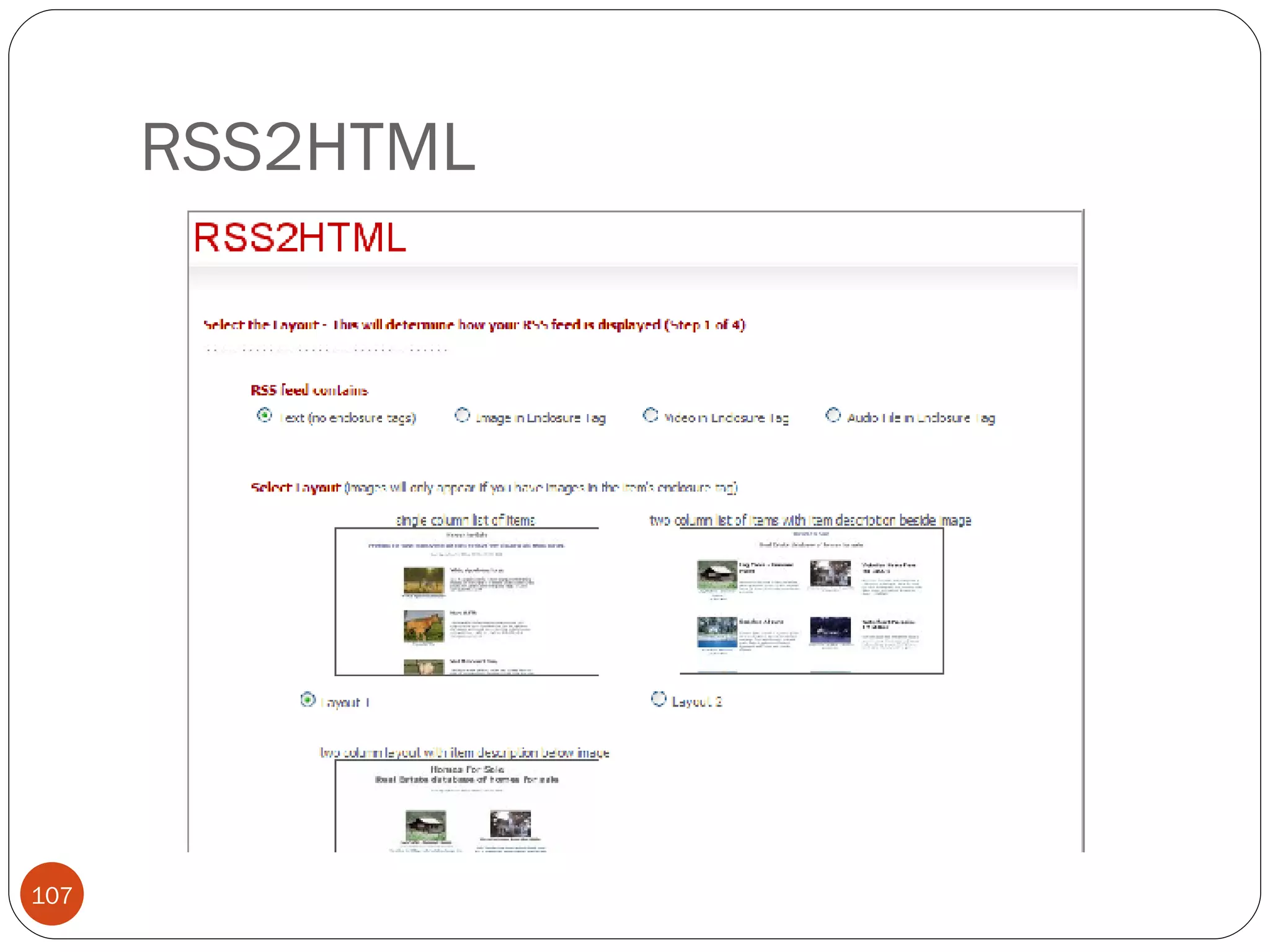 RSS2HTML 