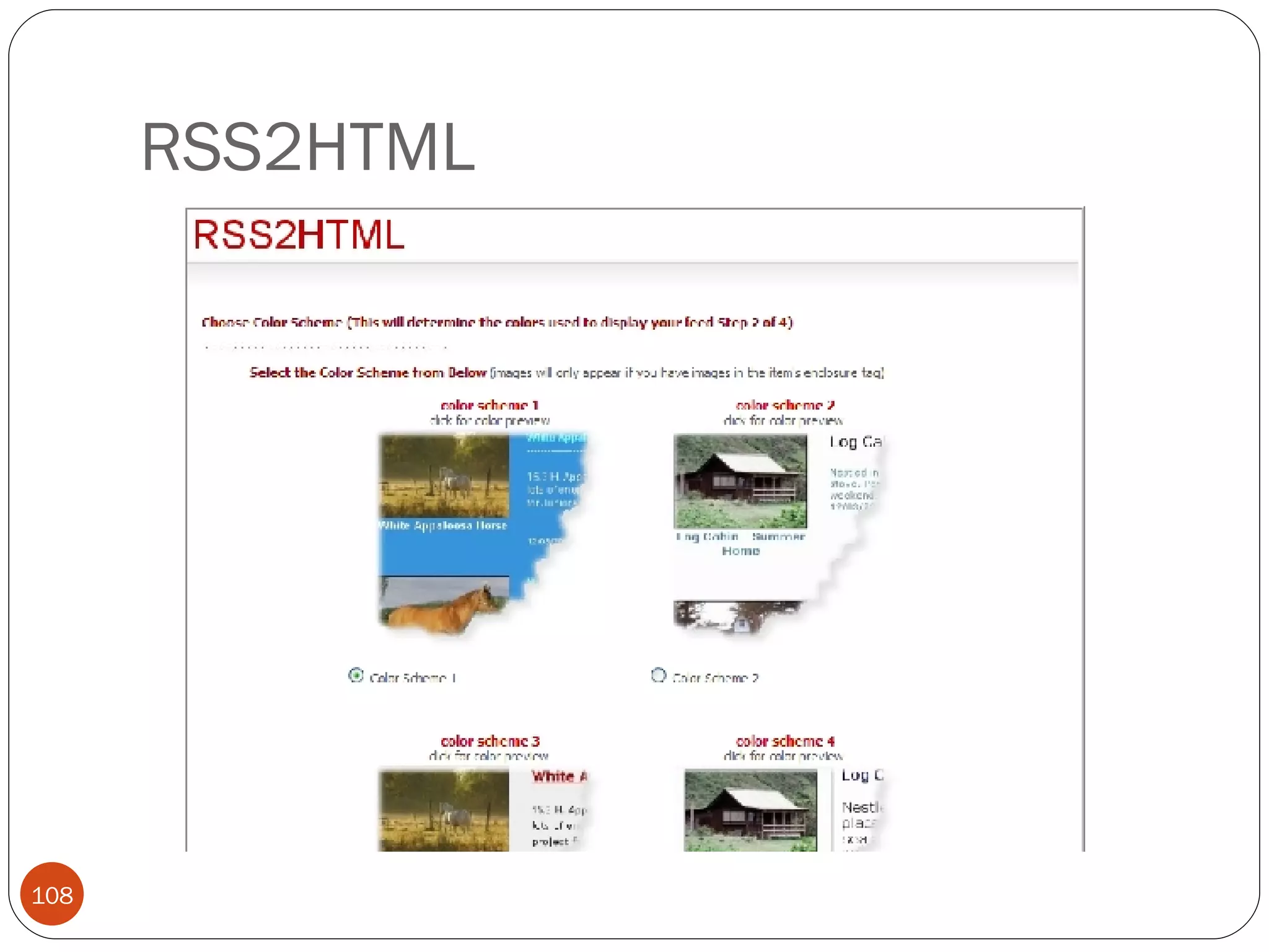 RSS2HTML 